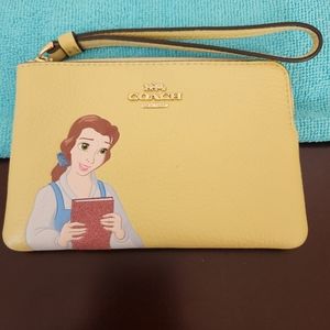Coach Disney Belle Leather Wrislet (Beauty and the Beast)